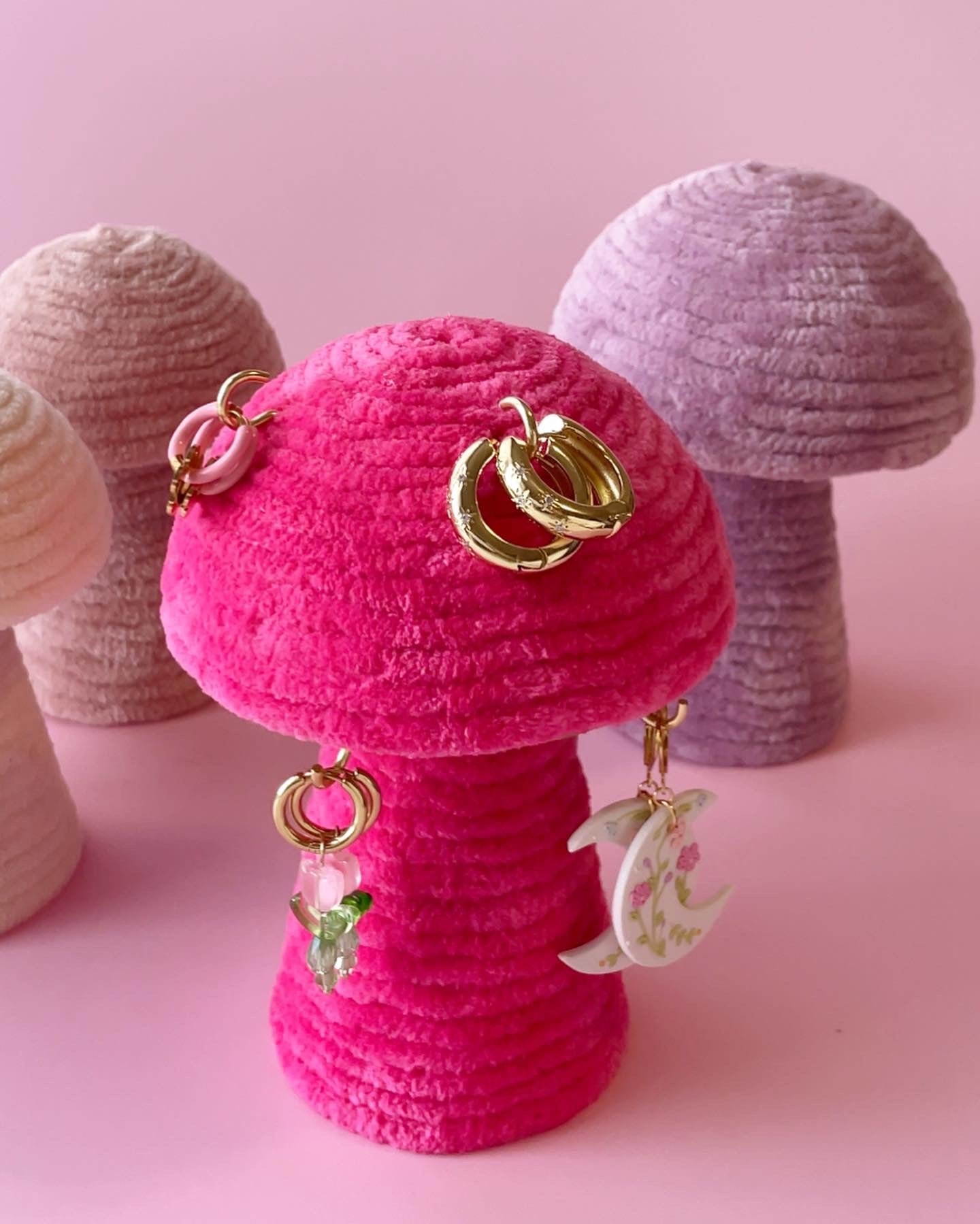 Sleepy Shroom Jewelry Display