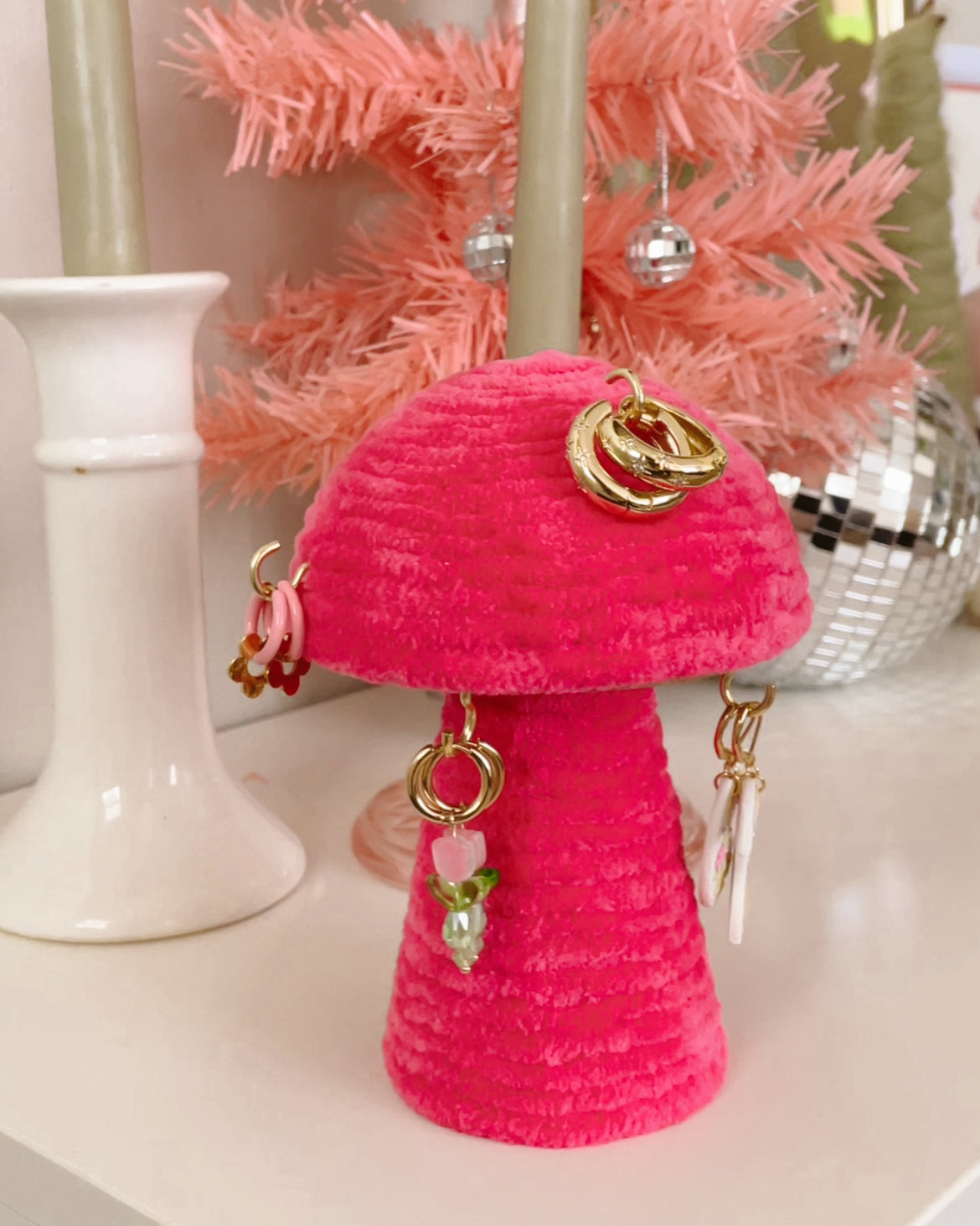 Sleepy Shroom Jewelry Display