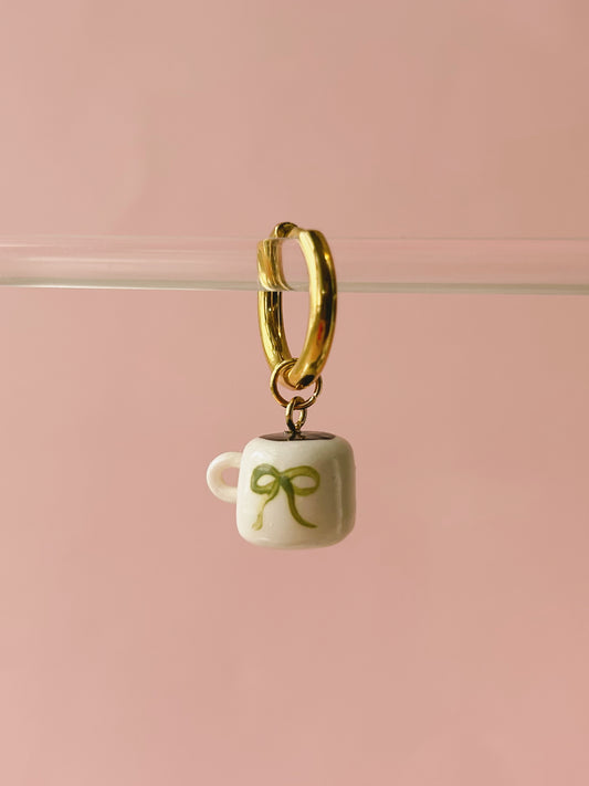 Green Bow Coffee Mug